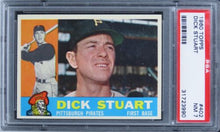 Load image into Gallery viewer, 1960 Topps Dick Stuart #402 PSA 7 NM