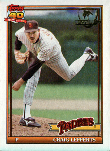 1991 Topps Desert Shield Craig Lefferts #448