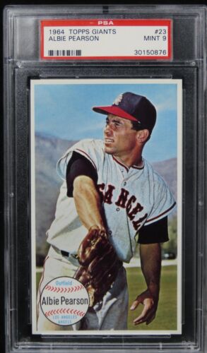 1964 Topps Giants Albie Pearson #23 PSA 9 MINT