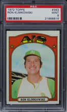Load image into Gallery viewer, 1972 Topps Ron Klimkowski #363 PSA 9 MINT