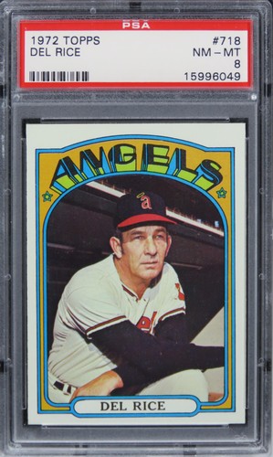 1972 Topps Del Rice #718 PSA 8 NM-MT