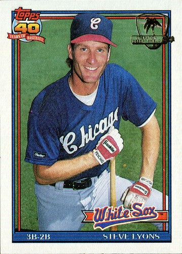 1991 Topps Desert Shield Steve Lyons #612