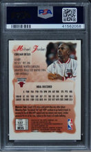 Load image into Gallery viewer, 1996 Finest Michael Jordan W/COATING HOF #127 PSA 9 MINT