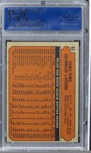 Load image into Gallery viewer, 1972 Topps Duke Sims #63 PSA 8 NM-MT