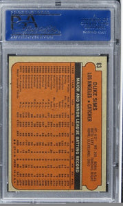 1972 Topps Duke Sims #63 PSA 8 NM-MT
