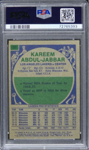 1975 Topps Kareem Abdul-Jabbar HOF #90 PSA 6 EX-MT