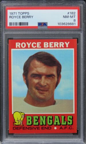 1971 Topps Royce Berry #182 PSA 8 NM-MT