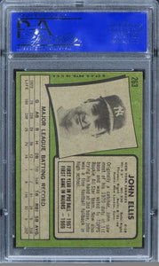 1971 Topps John Ellis #263 PSA 8 NM-MT