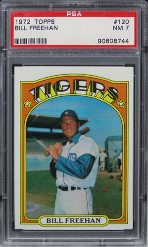 1972 Topps Bill Freehan #120 PSA 7 NM