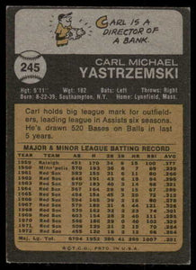 1973 Topps Carl Yastrzemski HOF #245 EX