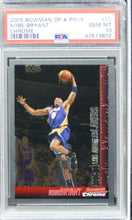 Load image into Gallery viewer, 2005 Bowman Draft Picks &amp; Prospects Kobe Bryant CHROME HOF #69 PSA 10 GEM MINT