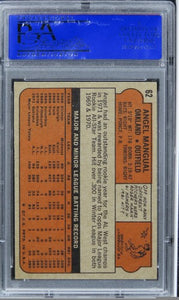 1972 Topps Angel Mangual #62 PSA 7 NM