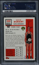 Load image into Gallery viewer, 2007 Topps Kevin Durant GOLD /2007 Future HOF ROOKIE RC #112 PSA 8 NM-MT