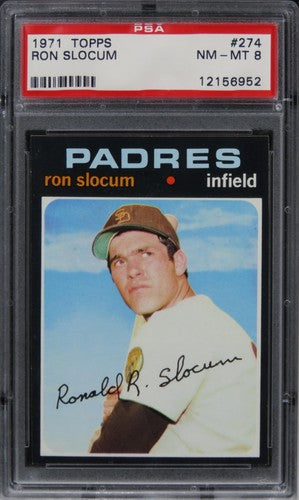 1971 Topps Ron Slocum #274 PSA 8 NM-MT