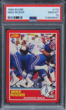 Load image into Gallery viewer, 1989 Score Mike Rozier #172 PSA 10 GEM MINT