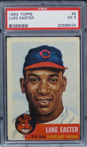 1953 Topps Luke Easter #2 PSA 5 EX