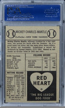 Load image into Gallery viewer, 1954 Red Heart Mickey Mantle HOF PSA 5 EX
