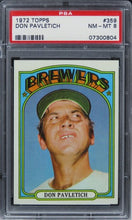 Load image into Gallery viewer, 1972 Topps Don Pavletich #359 PSA 8 NM-MT