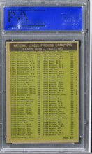 Load image into Gallery viewer, 1961 Topps NL Pitching Leaders w/ Warren Spahn HOF #47 PSA 8 NM-MT