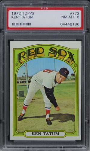 1972 Topps Ken Tatum #772 PSA 8 NM-MT