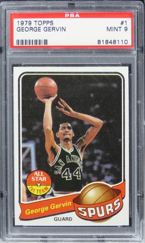 1979 Topps George Gervin HOF #1 PSA 9 MINT