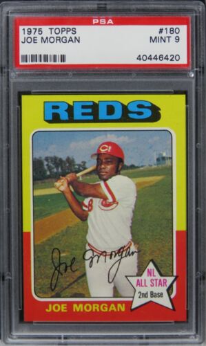 1975 Topps Joe Morgan HOF #180 PSA 9 MINT