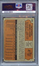 Load image into Gallery viewer, 1972 Topps Jim &quot;Catfish&quot; Hunter HOF #330 PSA 8 NM-MT