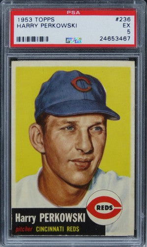 1953 Topps Harry Perkowski #236 PSA 5 EX