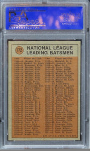 1972 Topps Darrell Evans IN ACTION #172 PSA 8 NM-MT