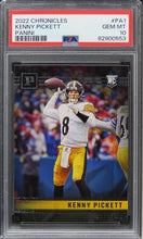 Load image into Gallery viewer, 2022 Panini Chronicles Panini Kenny Pickett ROOKIE RC #PA1 PSA 10 GEM MINT