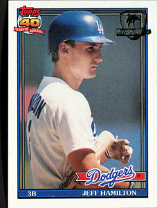 1991 Topps Desert Shield Jeff Hamilton #552