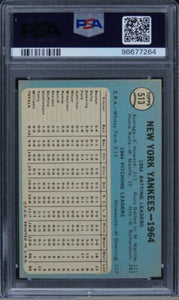 1965 Topps Yankees Team #513 PSA 7 NM