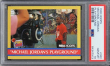 Load image into Gallery viewer, 1990 Hoops Michael Jordan PLAYGROUND HOF #382 PSA 10 GEM MINT