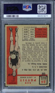 1957 Topps Bob Pettit HOF ROOKIE RC #24 PSA 5 EX