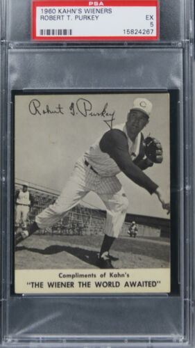 1960 Kahn's Wieners Robert T. Purkey PSA 5 EX