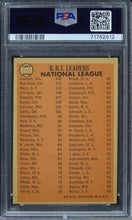 Load image into Gallery viewer, 1966 Topps NL R.B.I Leaders JOHNSON/ROBINSON/MAYS HOF #219 PSA 4 VG-EX
