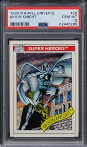 1990 Marvel Universe Moon Knight #26 PSA 10 GEM MINT