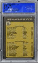 Load image into Gallery viewer, 1973 Topps Home Run Leaders J.BENCH/D.ALLEN HOF #62 PSA 9 MINT