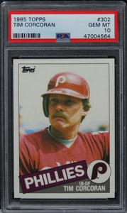 1985 Topps Tim Corcoran #302 PSA 10 GEM MINT