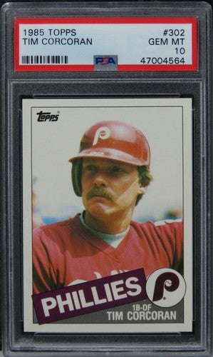1985 Topps Tim Corcoran #302 PSA 10 GEM MINT