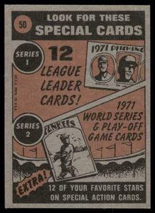 1972 Topps Willie Mays In Action HOF #50 EX-MT