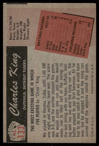 1955 Bowman Charles "Chick" King #133 EX-MT