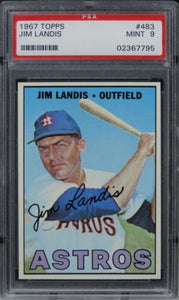 1967 Topps Jim Landis #483 PSA 9 MINT