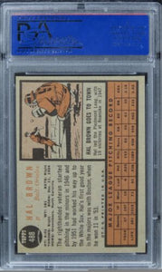 1962 Topps Hal Brown #488 PSA 8 NM-MT