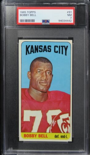 1965 Topps Bobby Bell HOF #91 PSA 7 NM