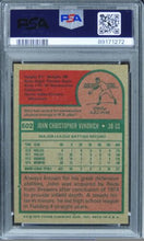 Load image into Gallery viewer, 1975 Topps John Vukovich #602 PSA 8 NM-MT