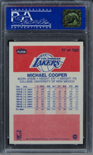 Load image into Gallery viewer, 1986 Fleer Michael Cooper HOF #17 PSA 9 MINT