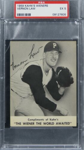 1959 Kahn's Wieners Vernon Law PSA 5 EX