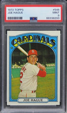 Load image into Gallery viewer, 1972 Topps Joe Hague #546 PSA 9 MINT