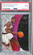 Load image into Gallery viewer, 1997 Skybox E-X 2001 Tracy McGrady HOF ROOKIE RC #79 PSA 9 MINT